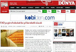 Press clipping — Comment on the coffee-beans commodity