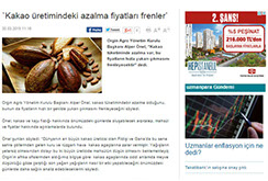 Press clipping — Interviewed on the future investment plans of the company