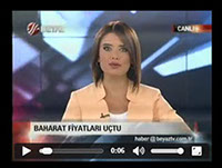 Press clipping — Television commentary on agro-commodity prices