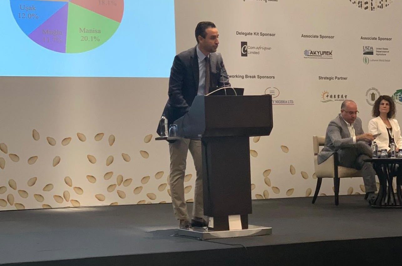 Alper Önel delivering the Opening Address at World Sesame Convention 2019, İstanbul