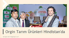 Press clipping — Invited speaker representing Türkiye at the Hyderabad oilseed conference, India