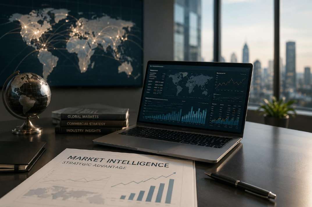 Market intelligence dashboards and analytics for commodity trading