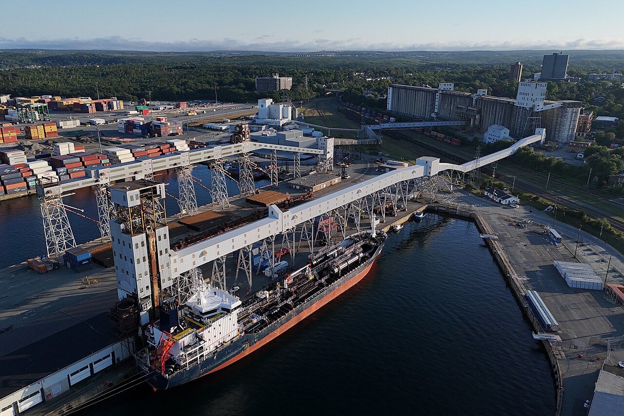 Port logistics and bulk grain handling