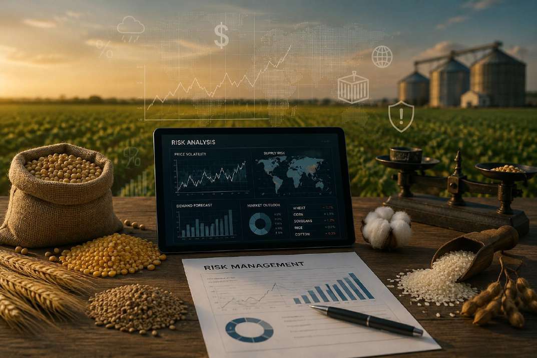 Agricultural commodity risk analysis and price volatility monitoring